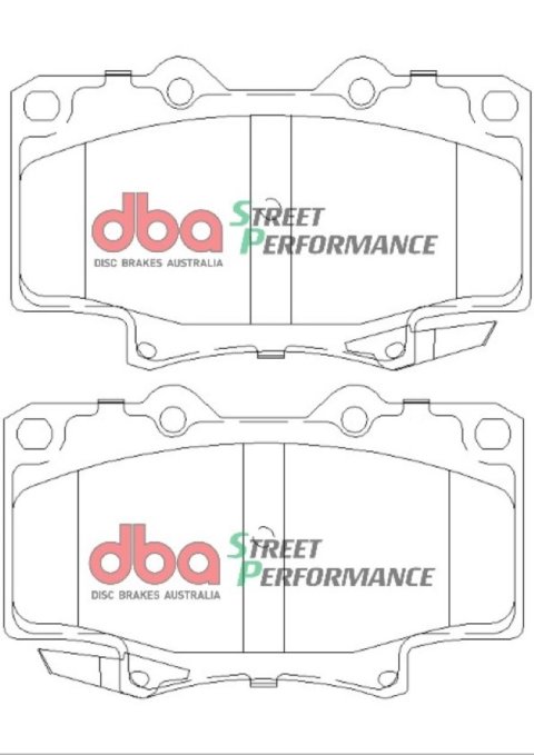 DBA 91-96 Toyota Land Cruiser SP500 Front Brake Pads thumbnail 3