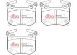 DBA 2018+ Kia Stinger V6 Twin Turbo XP Performance Rear Brake Pads thumbnail 6