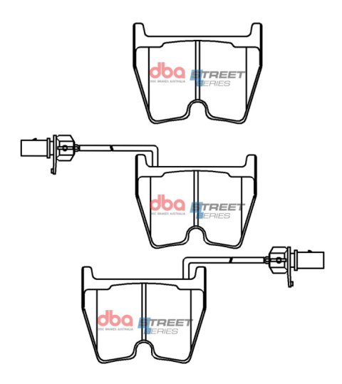 DBA 12-18 Audi A6 Street Series Front Brake Pads