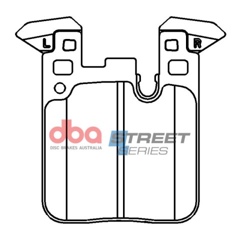 DBA 12-19 BMW 125i Street Series Rear Brake Pads