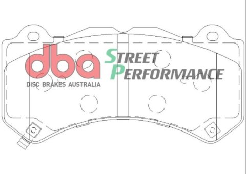 DBA 07-22 Nissan GT-R R35 Front Street Performance Brake Pad Kit thumbnail 1