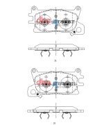 DBA 2021+ Genesis GV80 Street Series Rear Brake Pads thumbnail 1