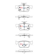 DBA 2019+ Honda Accord 2.0L Hybrid Street Series Rear Brake Pads thumbnail 1