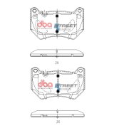 DBA 2017+ Audi Q5 TDB TFSi (FY) Street Series Front Brake Pads thumbnail 1