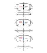 DBA 2020+ Hyundai Palisade Street Series Front Brake Pads thumbnail 1