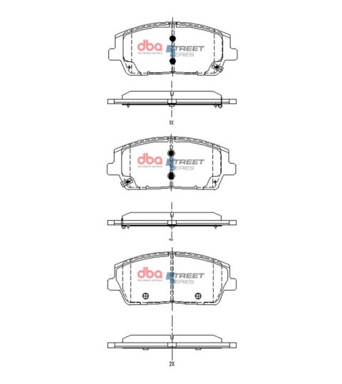 DBA 2020+ Hyundai Palisade Street Series Front Brake Pads