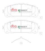 DBA 20-21 Toyota Highlander SP Performance Front Brake Pads thumbnail 6