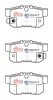 DBA 01-03 Acura CL Street Series Rear Brake Pads thumbnail 8