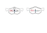 DBA 01-07 Ford Escape Street Series Front Brake Pads thumbnail 2