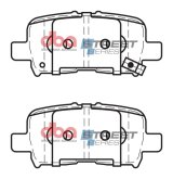 DBA 01-06 Acura MDX Street Series Rear Brake Pads thumbnail 5