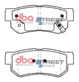 DBA 07-09 Hyundai Elantra (Rear Rotor) Street Series Rear Brake Pads thumbnail 1