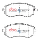 DBA 05-06 Saab 9-2X Aero Street Series Front Brake Pads thumbnail 1