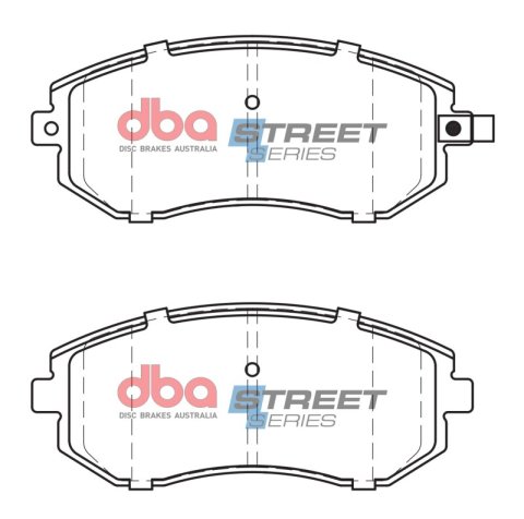 DBA 05-06 Saab 9-2X Aero Street Series Front Brake Pads