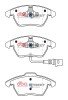 DBA 06-13 Volkswagen GTI (MkV/MkVI) Street Series Front Brake Pads thumbnail 8