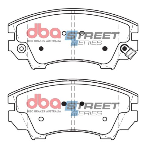 DBA 10-15 Chevrolet Camaro LS/LT V6 Street Series Front Brake Pads