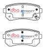 DBA 06-07 Hyundai Accent (Rear Rotor) Street Series Rear Brake Pads thumbnail 8