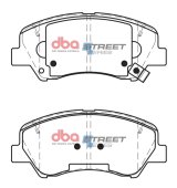 DBA 12-17 Hyundai Accent Street Series Front Brake Pads thumbnail 1