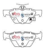 DBA 16-19 Subaru WRX Street Series Rear Brake Pads thumbnail 1