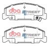 DBA 88-95 Honda Civic Street Series Front Brake Pads thumbnail 8