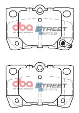 DBA 07-11 Lexus GS350 Street Series Rear Brake Pads thumbnail 1