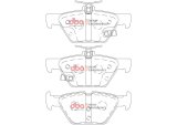 DBA 16-22 Subaru WRX (w/Eyesight Technology) XP Performance Rear Brake Pads thumbnail 1