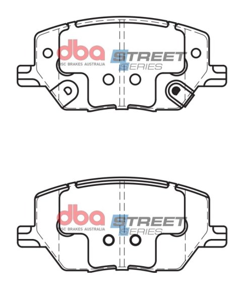 DBA 16-19 Jeep Compass (278mm Rear Rotor) Street Series Rear Brake Pads