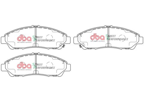 DBA 09-22 Honda Pilot SP Performance Front Brake Pads