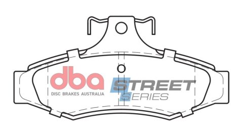 DBA 84-96 Chevrolet Corvette Rear Street Series Brake Pads thumbnail 2