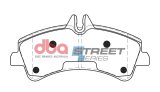 DBA 07-09 Dodge Sprinter 3500 DRW Rear Street Series Brake Pads thumbnail 1
