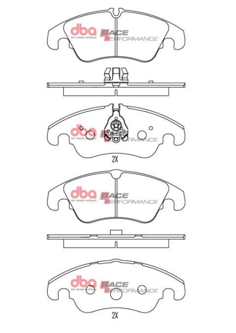 DBA 09-16 Audi A4 Sedan Front RP Performance Brake Pads