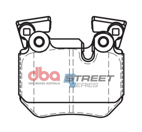 DBA 08-14 BMW 135i Rear Street Series Brake Pads