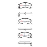 DBA 91-96 Dodge Stealth FWD Front SSEV Street Series Brake Pads thumbnail 5