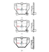 DBA 03-08 Pontiac Vibe FWD Rear SSEV Street Series Brake Pads thumbnail 5