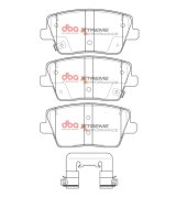 DBA 22-23 Hyundai Veloster (w/Solid Rear Rotor) Rear XP Performance Brake Pads thumbnail 1