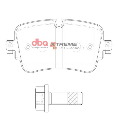DBA 19-21 Audi A8 Quattro Rear XP Performance Brake Pads thumbnail 5