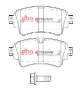 DBA 17-20 Audi A4 Rear XP Performance Brake Pads thumbnail 6