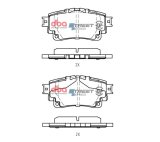 DBA 20-22 Toyota Corolla Hatchback Rear SSEV Street Series Brake Pads thumbnail 2