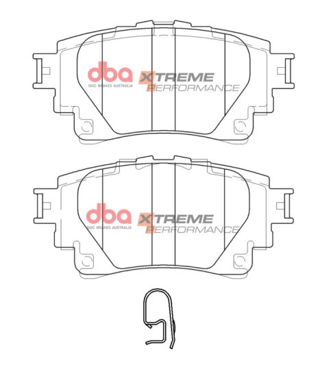 DBA 20-22 Toyota Corolla Hatchback Rear XP Performance Brake Pads thumbnail 4