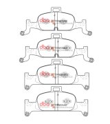 DBA 17-19 Audi A4 (w/318mm front Rotor) Front XP Performance Brake Pads thumbnail 5