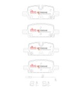DBA 21-23 Cadillac Escalade (w/6 Piston BBK) Rear XP Performance Brake Pads thumbnail 1