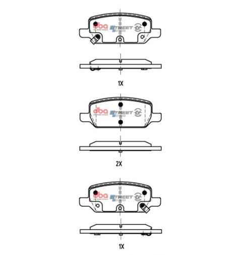 DBA 17-23 Tesla 3 Rear SSEV Street Series Brake Pads