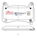 DBA 17-23 Tesla 3 (w/355mm Front Rotor) Front SSEV Street Series Brake Pads thumbnail 1