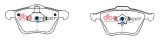 DBA 03-14 Volvo XC90 (w/316mm Front Rotor) Front Street Series Brake Pads thumbnail 5