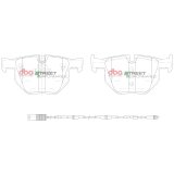 DBA 07-10 BMW X5 xDrive30i 3.0i Rear SP Performance Brake Pads thumbnail 2