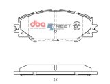 DBA 09-10 Pontiac Vibe Base 2.4L Front SSEV Street Series Brake Pads thumbnail 1