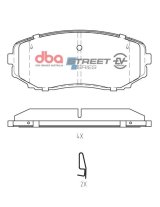 DBA 07-14 Ford Edge AWD Front SSEV Street Series Brake Pads thumbnail 1