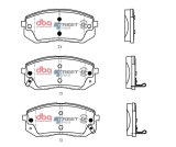 DBA 18-23 Hyundai Kona (w/A/T / 305mm Front Rotor) AWD Front SSEV Street Series Brake Pads thumbnail 1