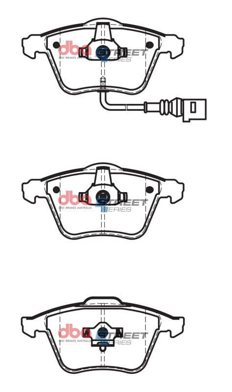 DBA 08-15 Audi TT Quattro Front Street Series Brake Pads
