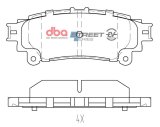 DBA 16-18 Lexus GS200t (Excl F Sport) Rear SSEV Street Series Brake Pads thumbnail 1