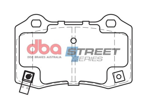 DBA 06-13 Dodge Charger SRT8 Rear Street Series Brake Pads thumbnail 1